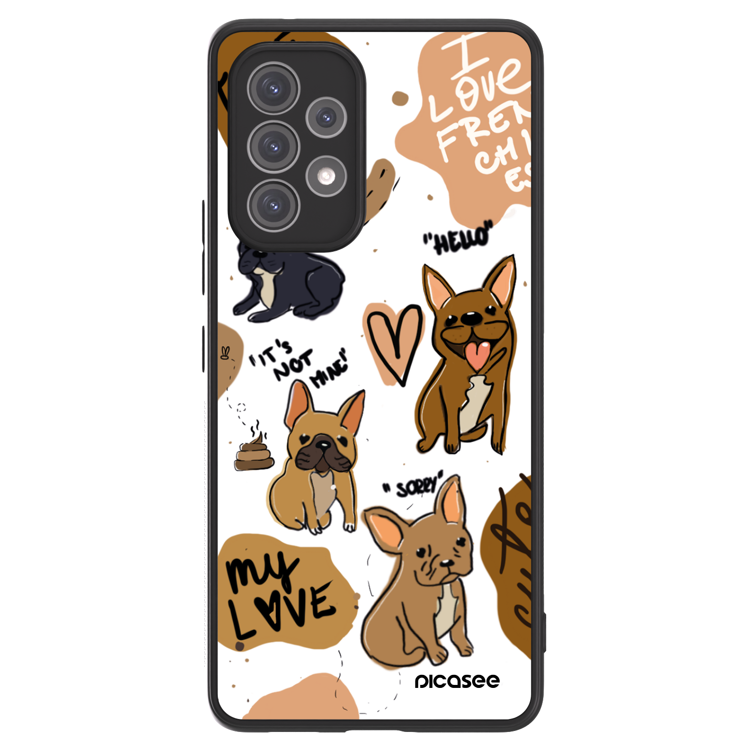 Picasee ULTIMATE CASE pentru Samsung Galaxy A52s 5G A528B - Frenchies