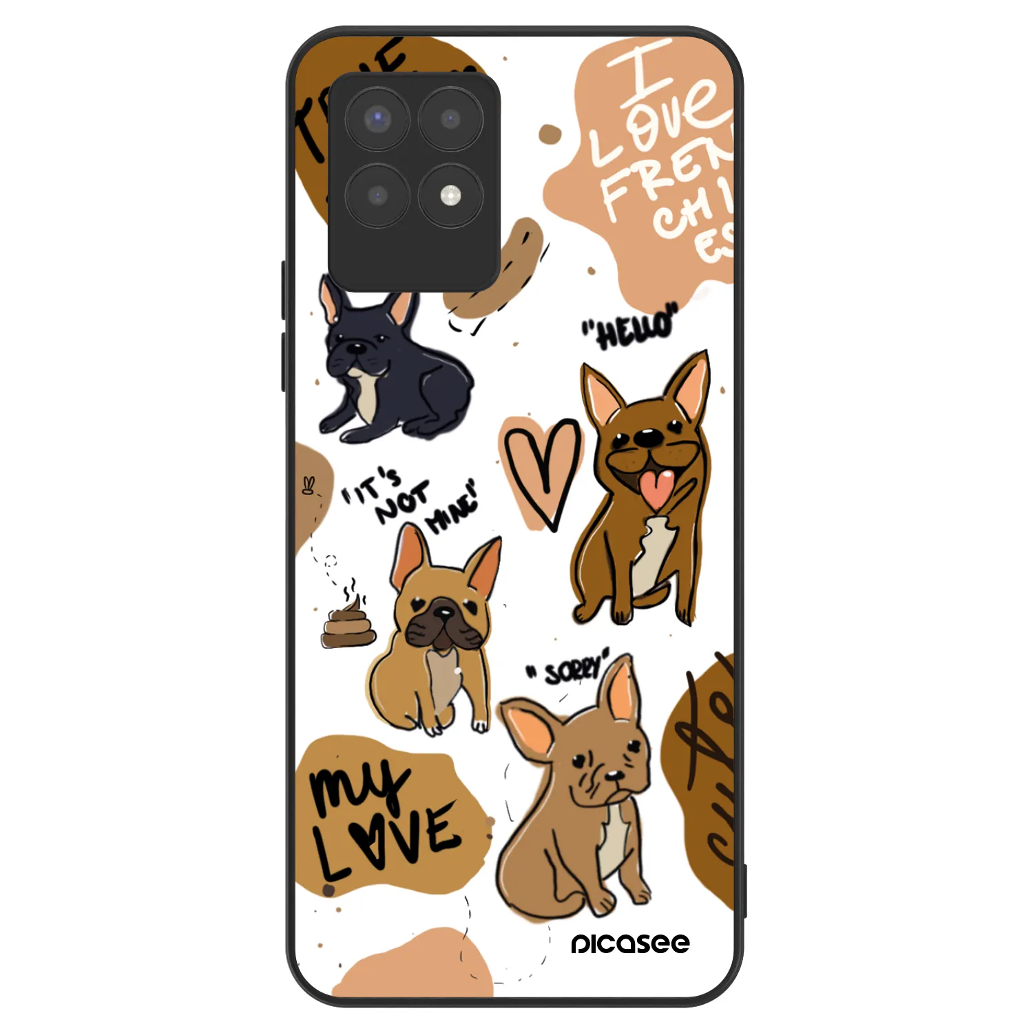 Picasee ULTIMATE CASE pentru Realme 8i - Frenchies
