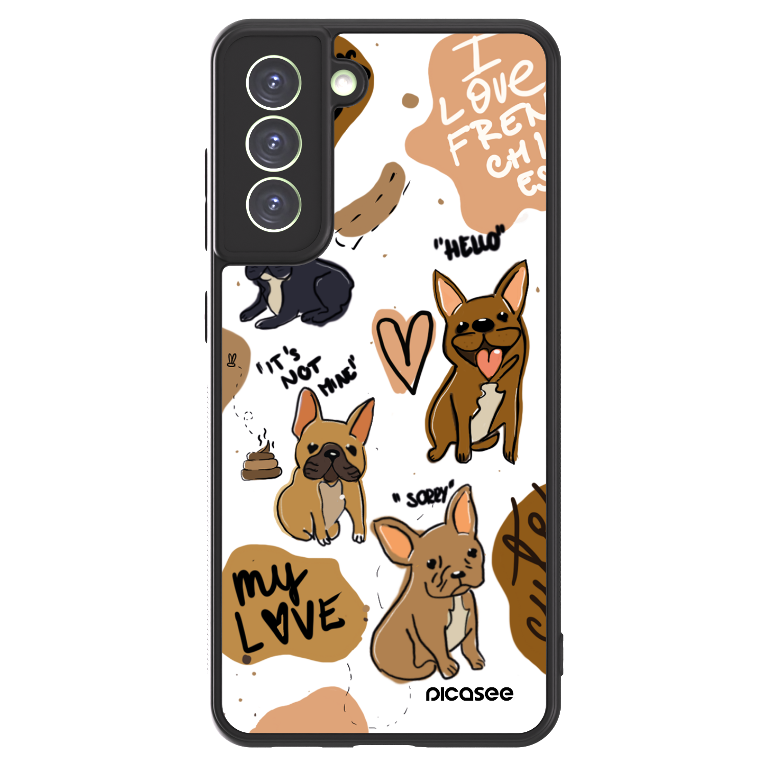 Picasee ULTIMATE CASE pentru Samsung Galaxy S21 FE 5G - Frenchies