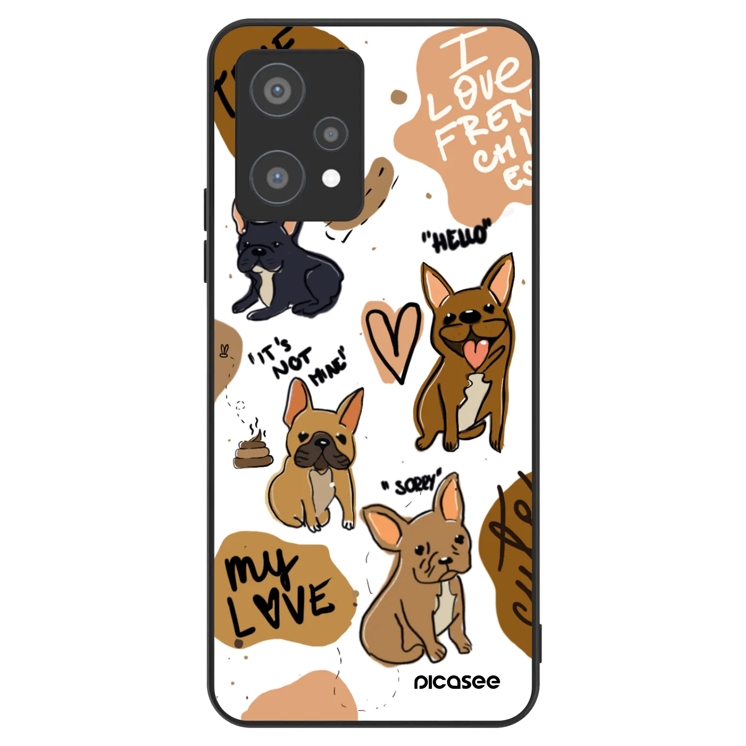 Picasee ULTIMATE CASE pentru Realme 9 Pro 5G - Frenchies