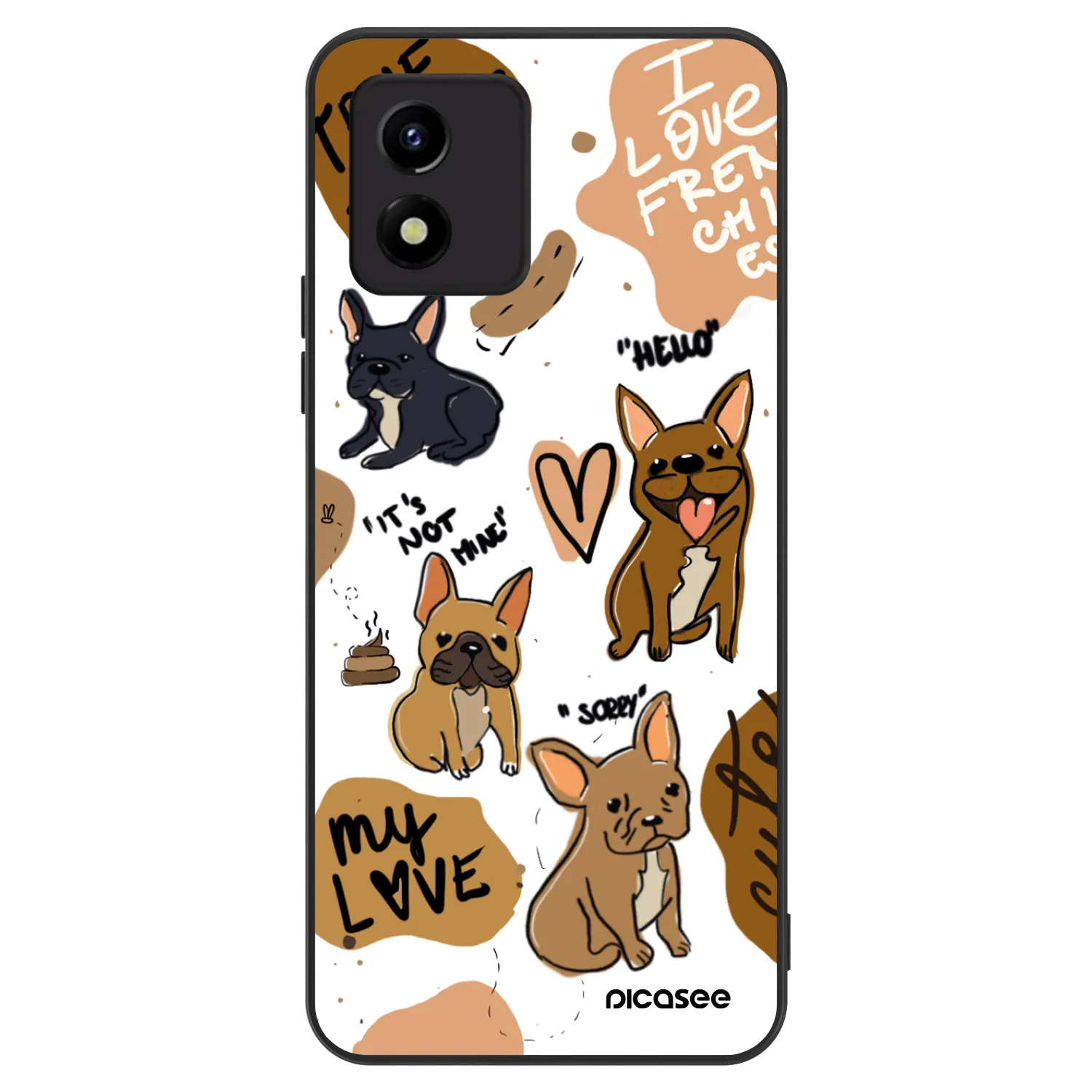 Picasee ULTIMATE CASE pentru Vivo Y01 - Frenchies