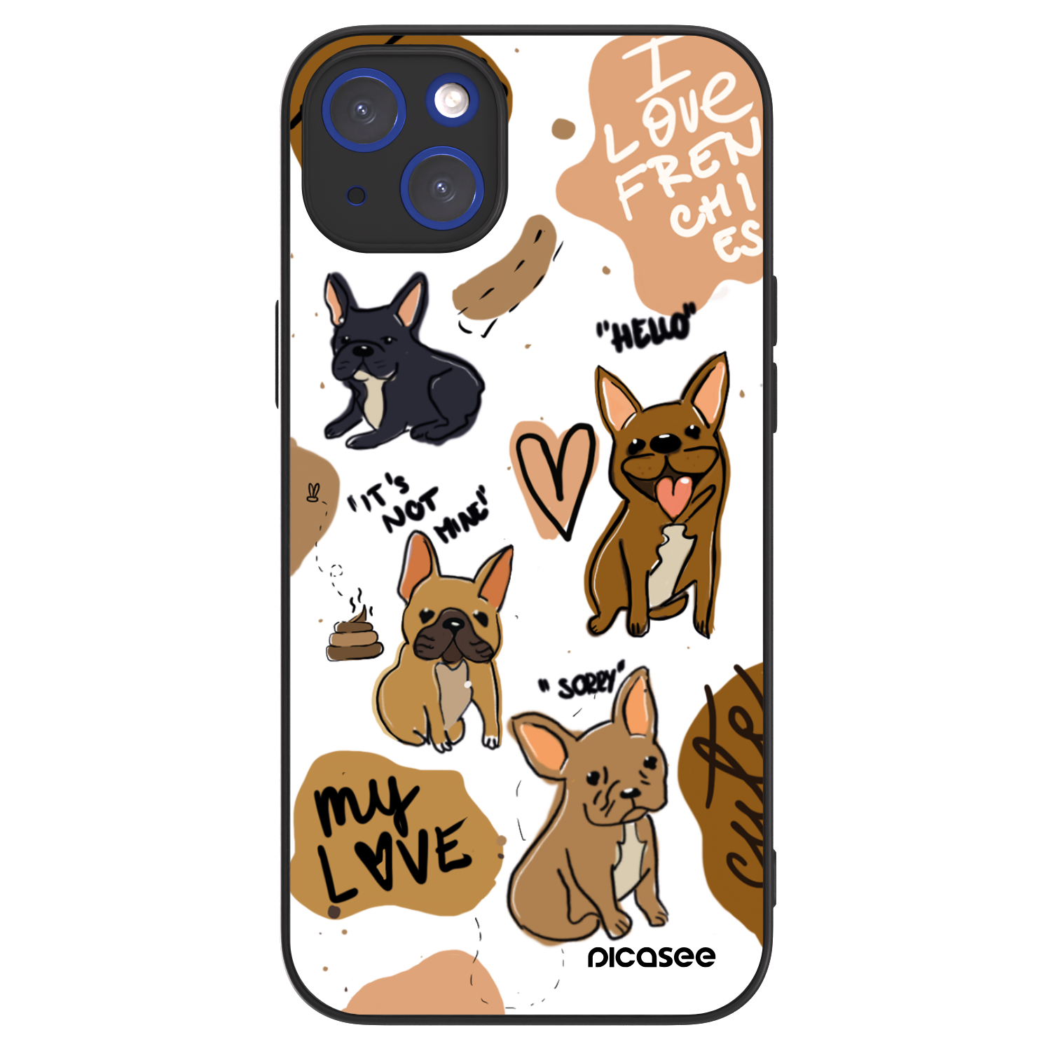 Picasee ULTIMATE CASE pentru Apple iPhone 14 Plus - Frenchies
