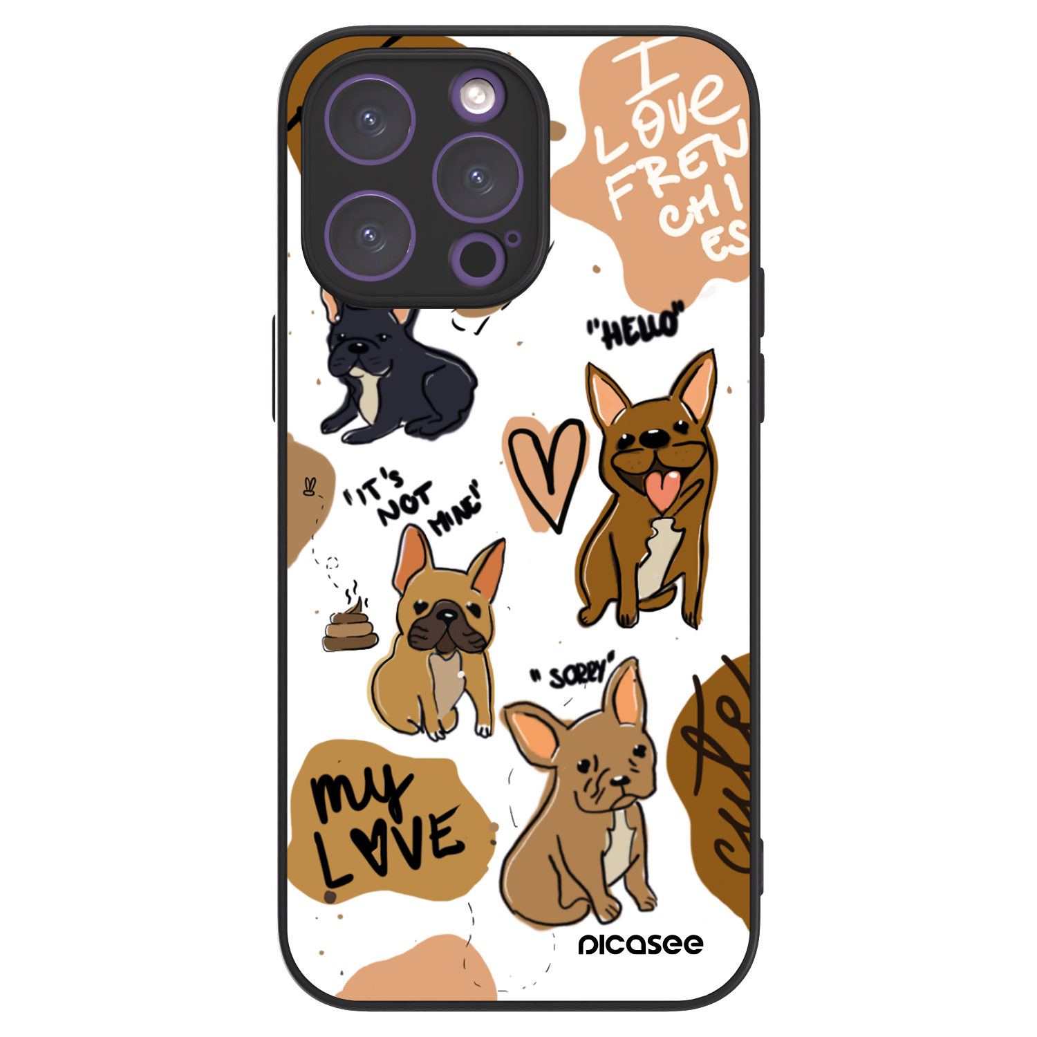 Picasee ULTIMATE CASE pentru Apple iPhone 14 Pro Max - Frenchies