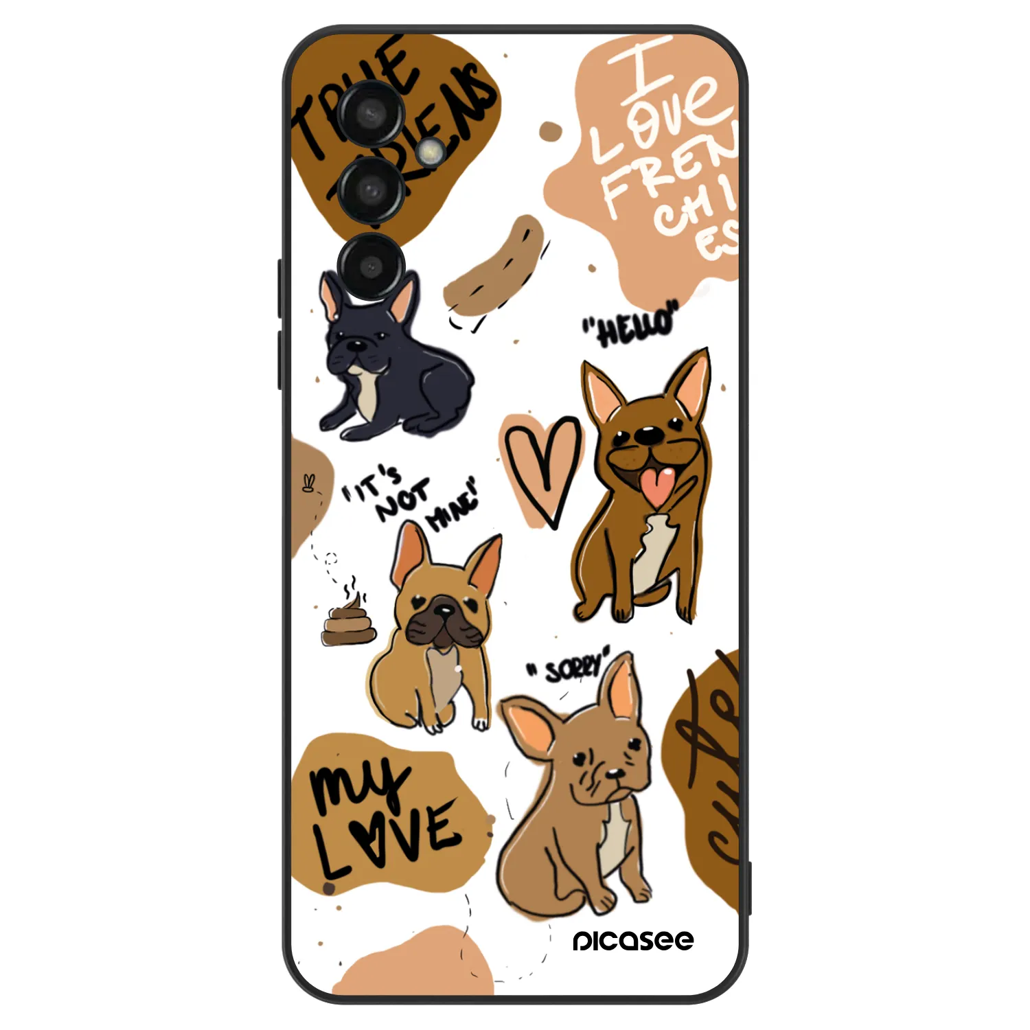 Picasee ULTIMATE CASE pentru Samsung Galaxy M13 M135F - Frenchies