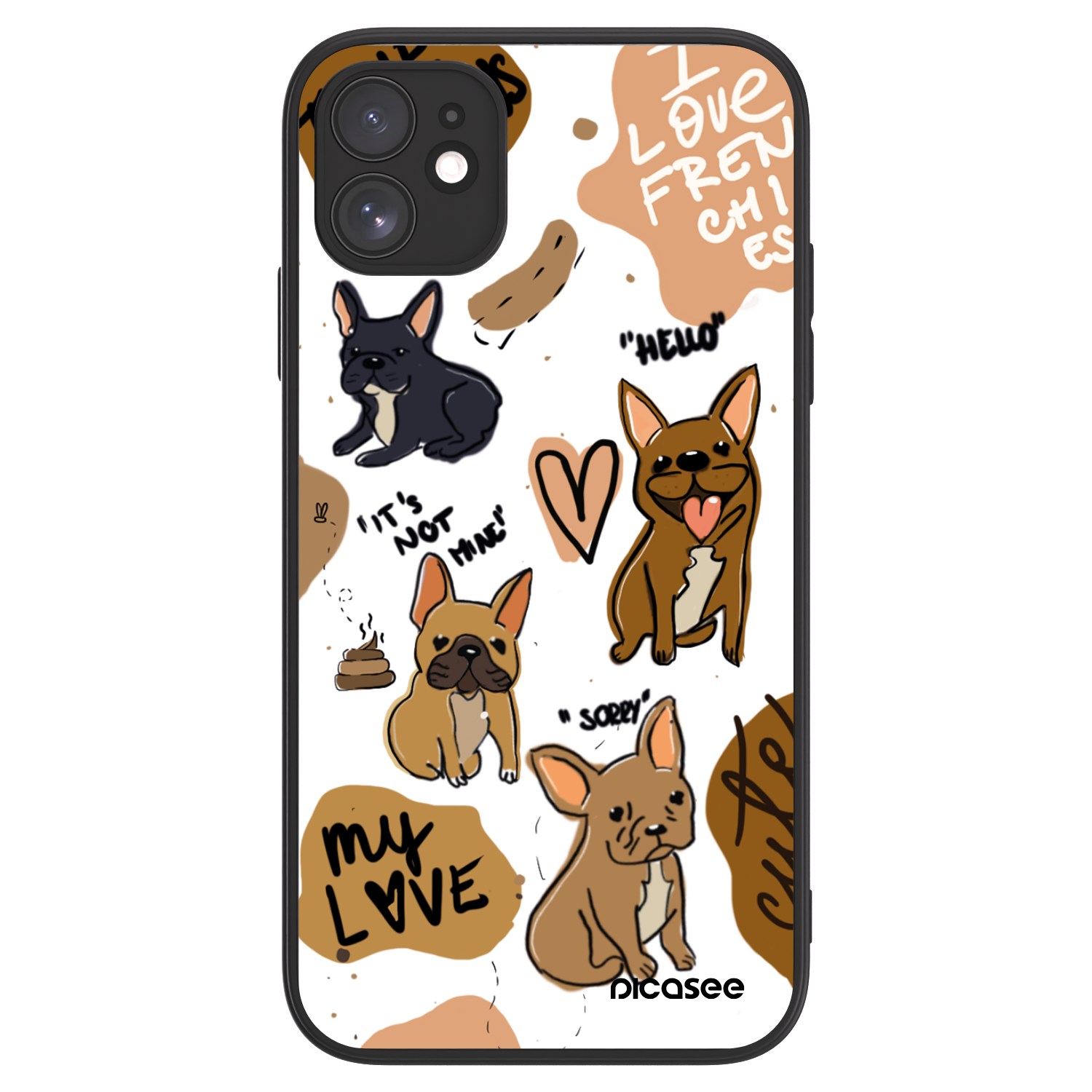 Picasee ULTIMATE CASE MagSafe pentru Apple iPhone 11 - Frenchies