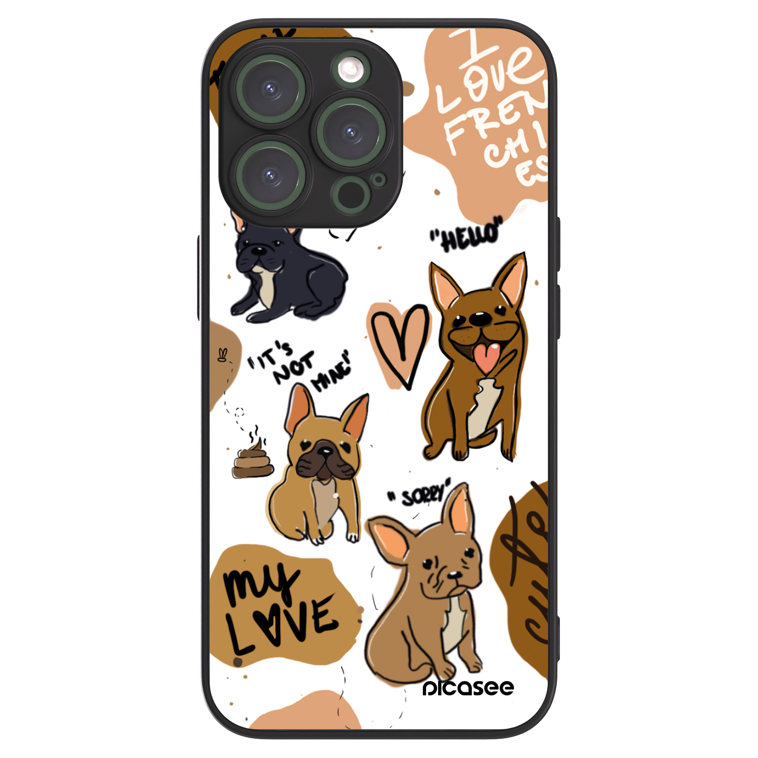 Picasee ULTIMATE CASE MagSafe pentru Apple iPhone 13 Pro - Frenchies