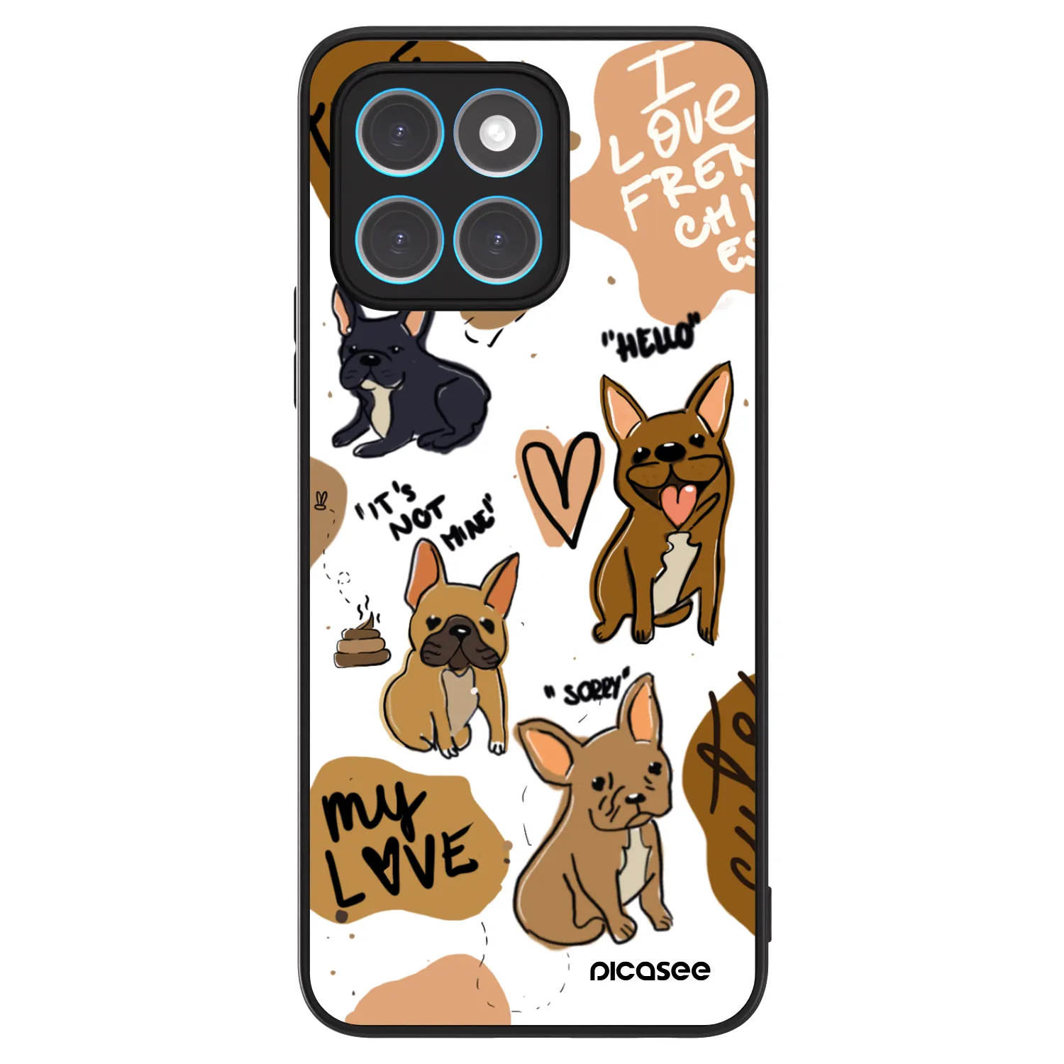 Picasee ULTIMATE CASE pentru Honor X8 5G - Frenchies