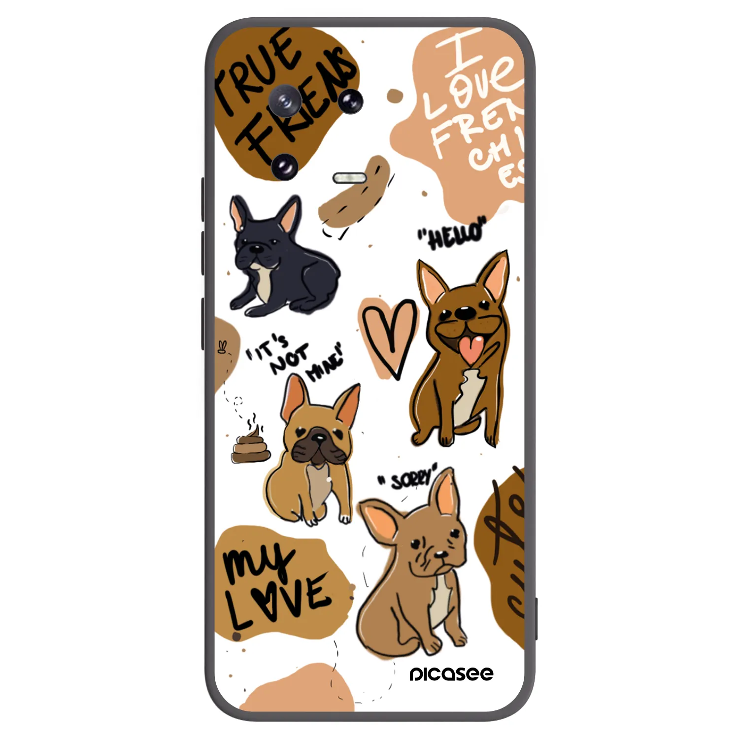 Picasee husă neagră din silicon pentru Xiaomi 13 Pro - Frenchies