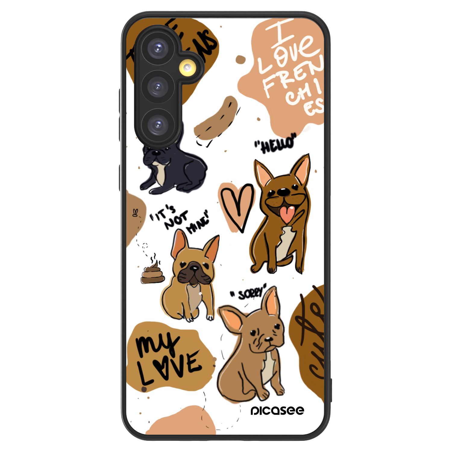 Picasee ULTIMATE CASE pentru Samsung Galaxy A34 5G A346B - Frenchies