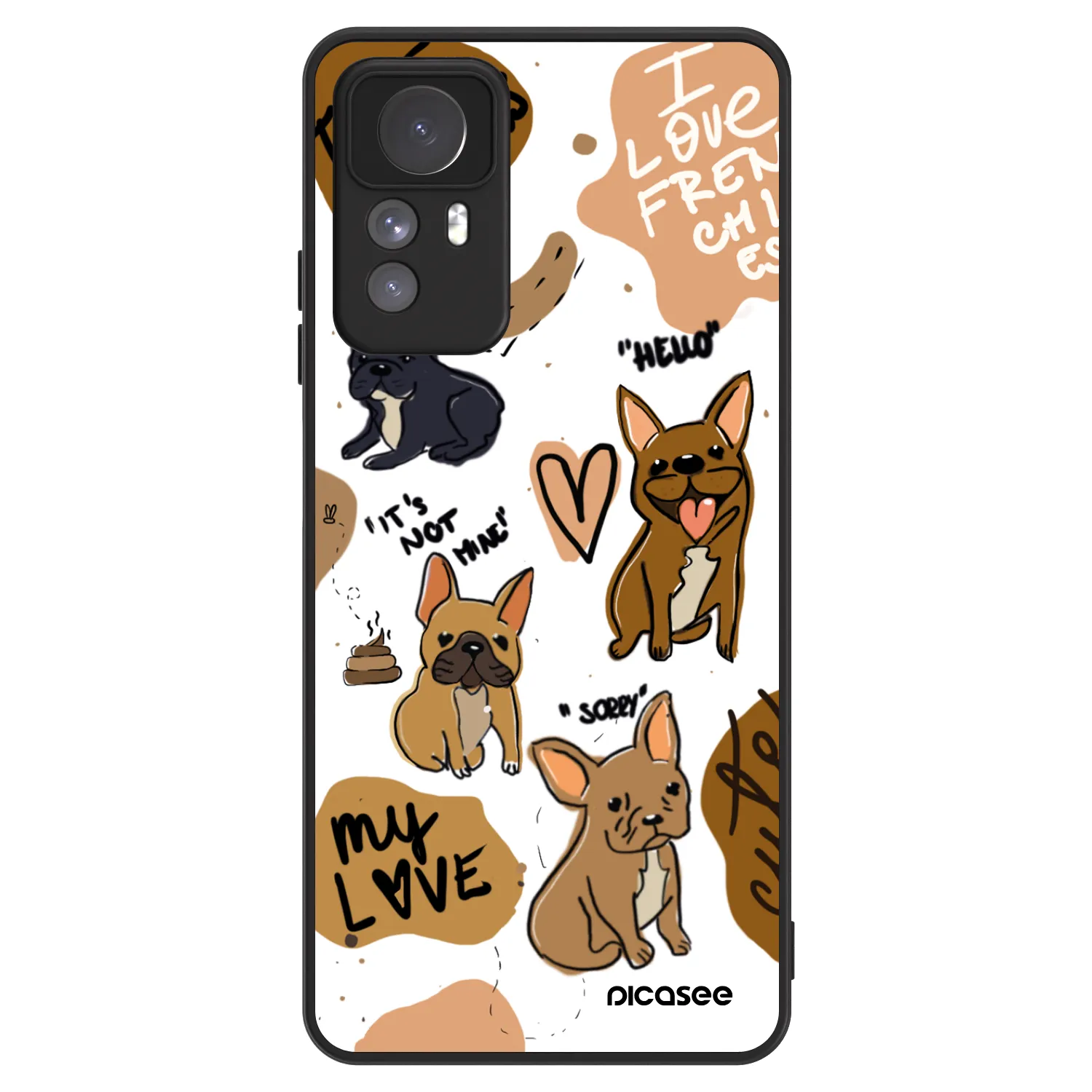 Picasee ULTIMATE CASE pentru Xiaomi Redmi Note 12S - Frenchies