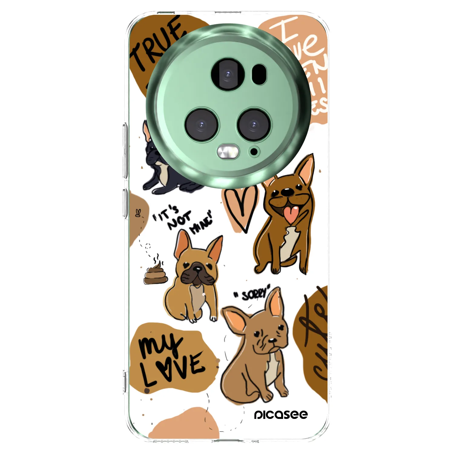 Picasee husă transparentă din silicon pentru Honor Magic5 Pro - Frenchies