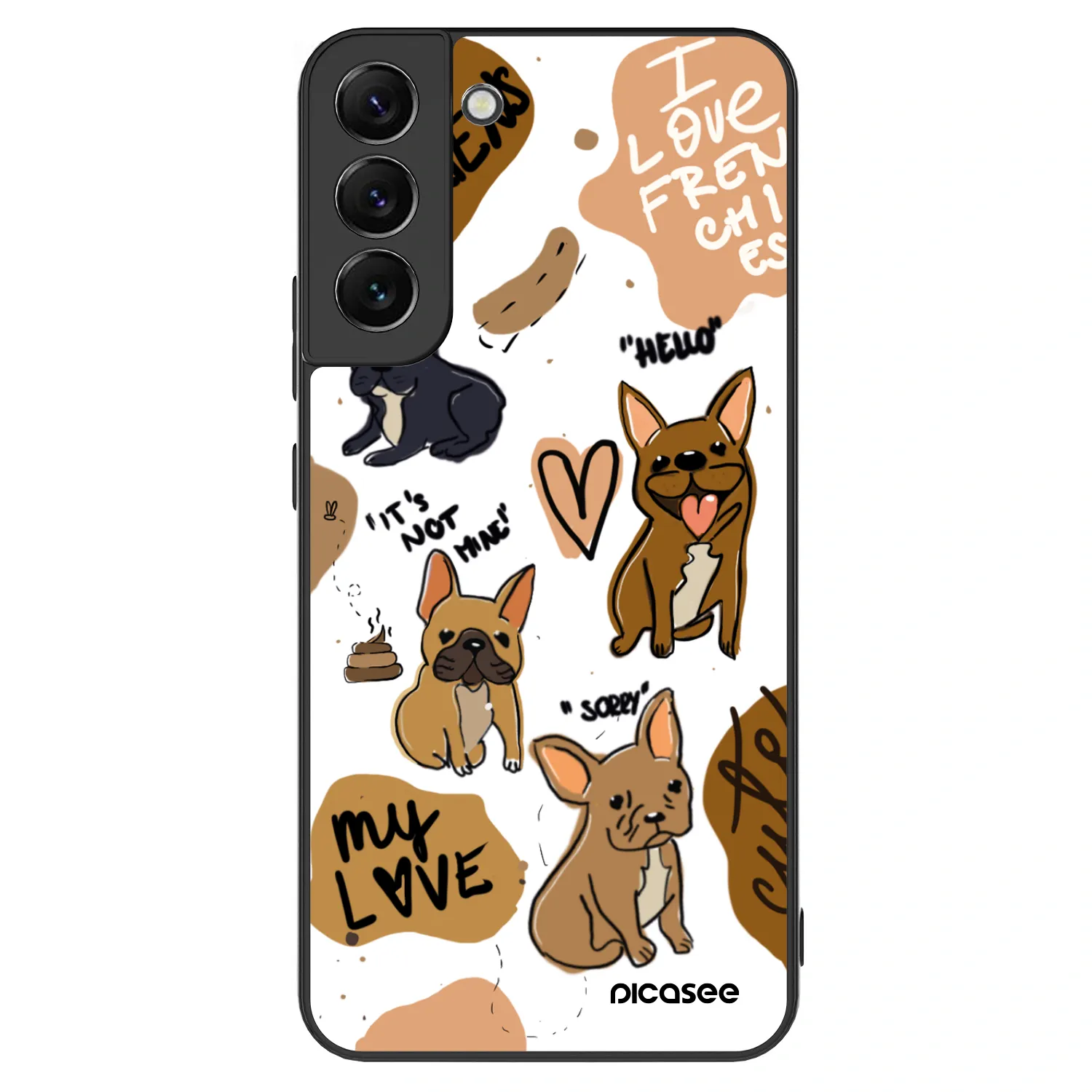 Picasee ULTIMATE CASE PowerShare pentru Samsung Galaxy S22+ 5G - Frenchies