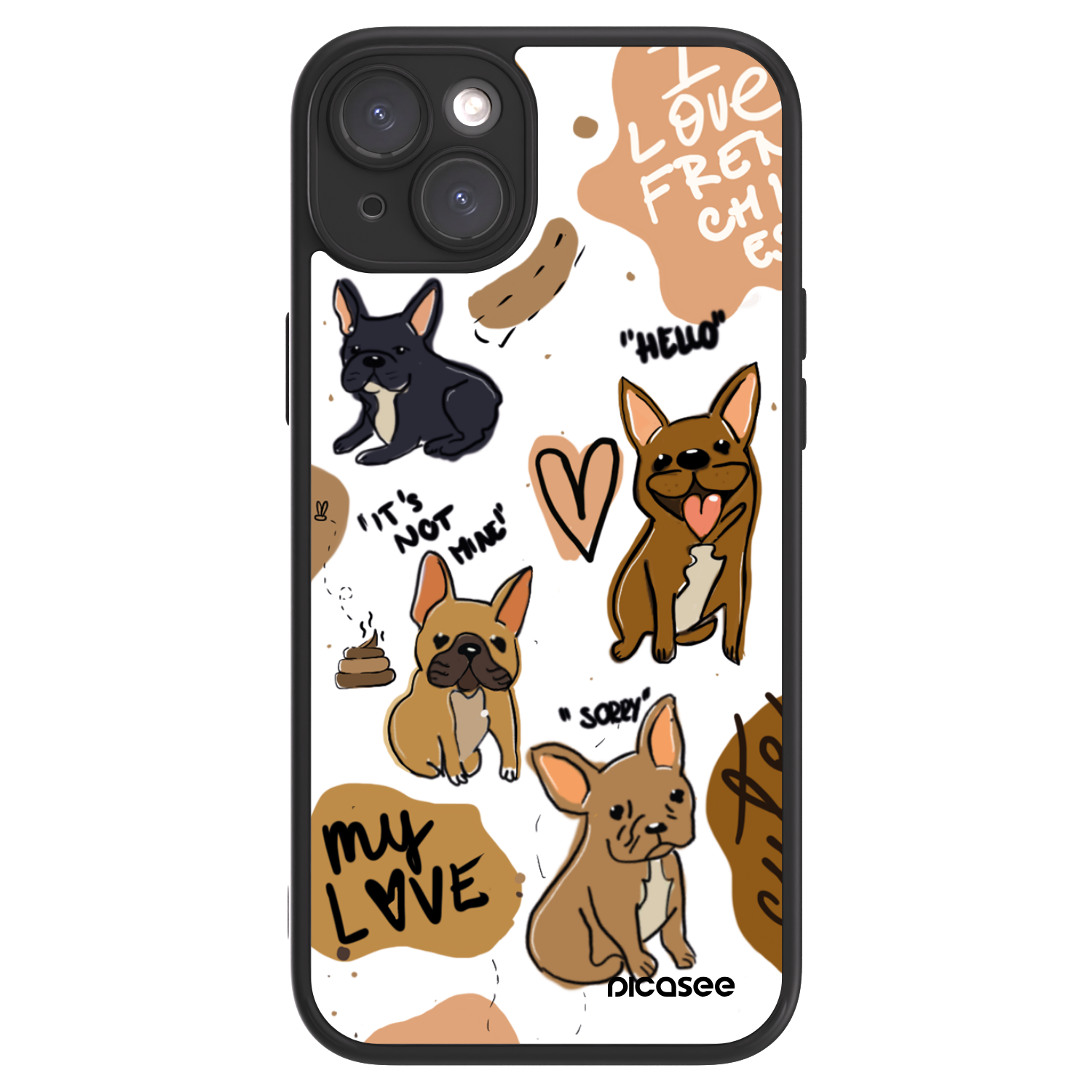 Picasee ULTIMATE CASE MagSafe pentru Apple iPhone 15 Plus - Frenchies