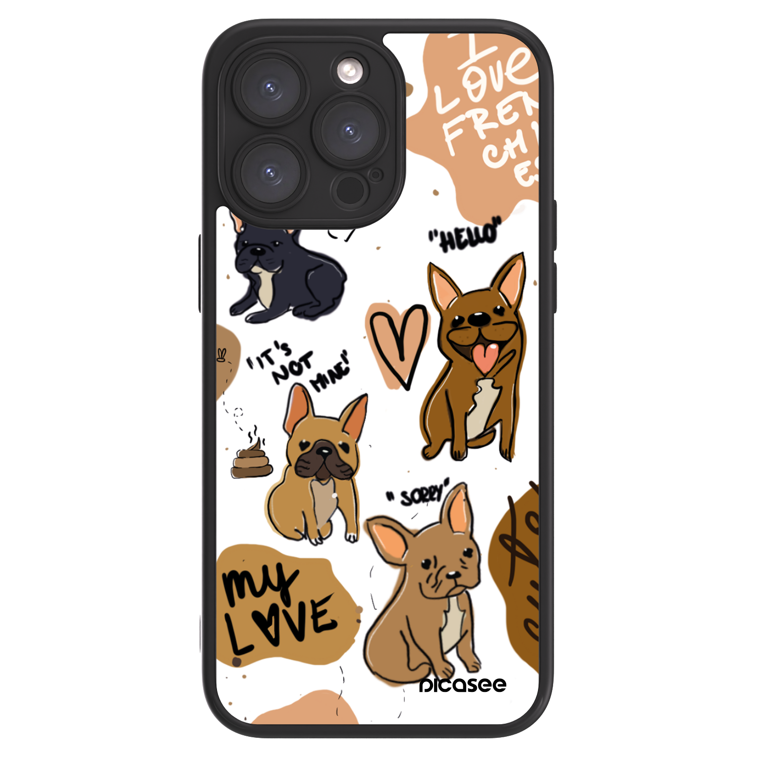 Picasee ULTIMATE CASE MagSafe pentru Apple iPhone 15 Pro Max - Frenchies