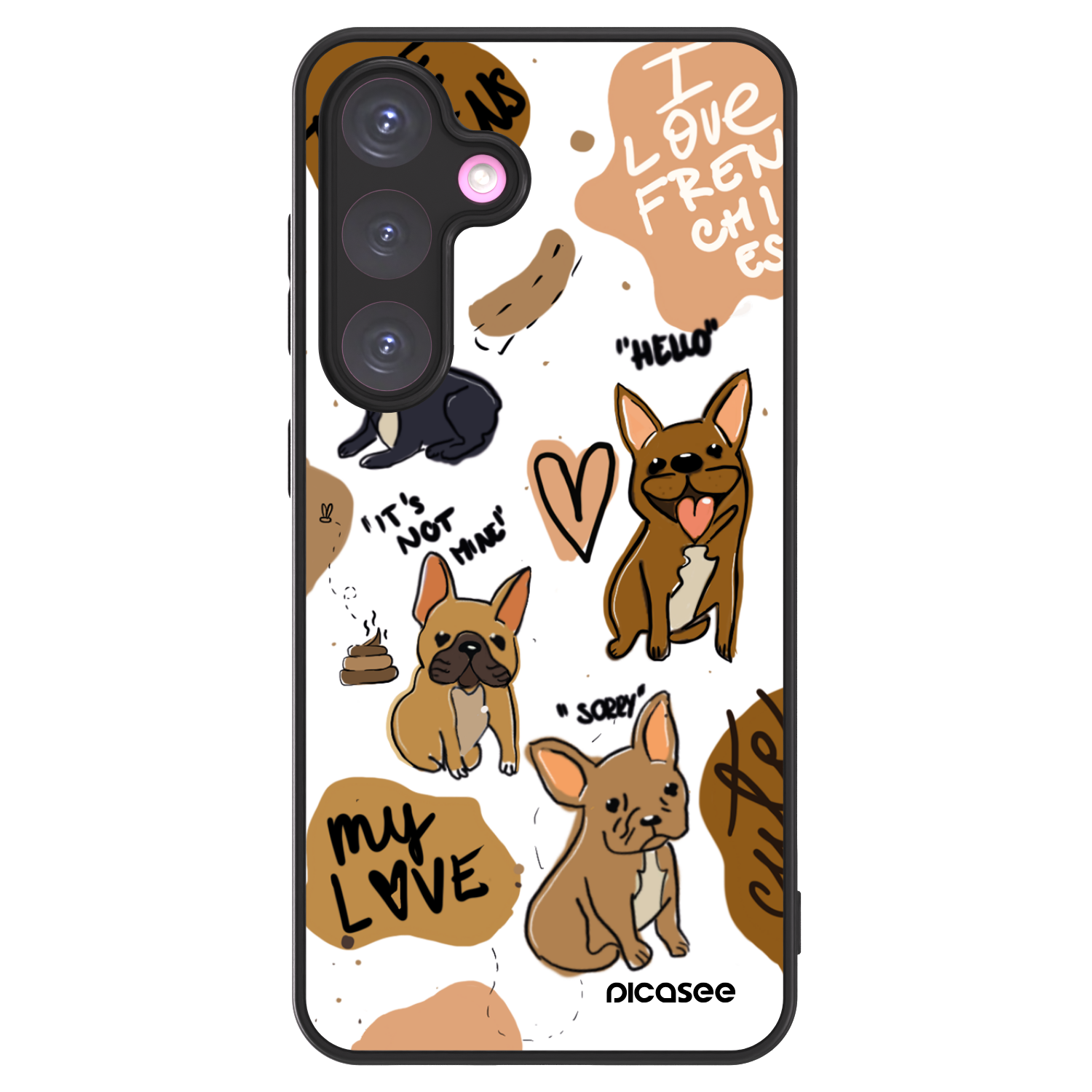 Picasee ULTIMATE CASE PowerShare pentru Samsung Galaxy S24+ S926B 5G - Frenchies
