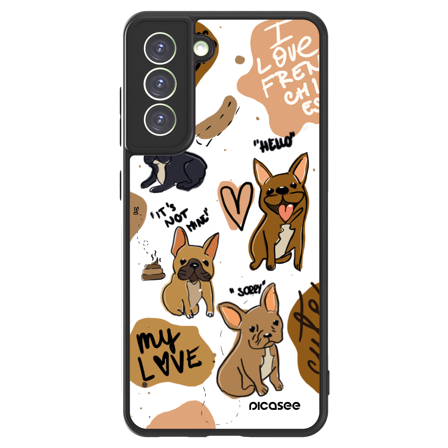 Picasee ULTIMATE CASE PowerShare pentru Samsung Galaxy S21 FE 5G - Frenchies