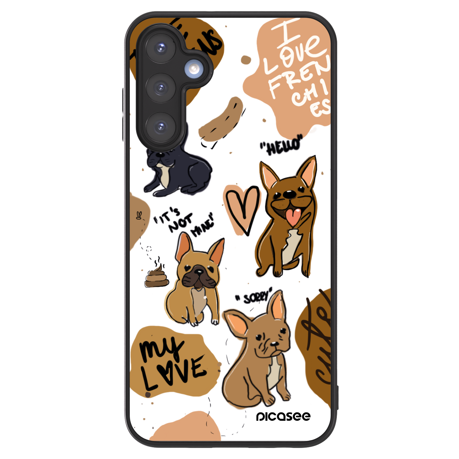 Picasee ULTIMATE CASE pentru Samsung Galaxy A15 A156B 5G - Frenchies