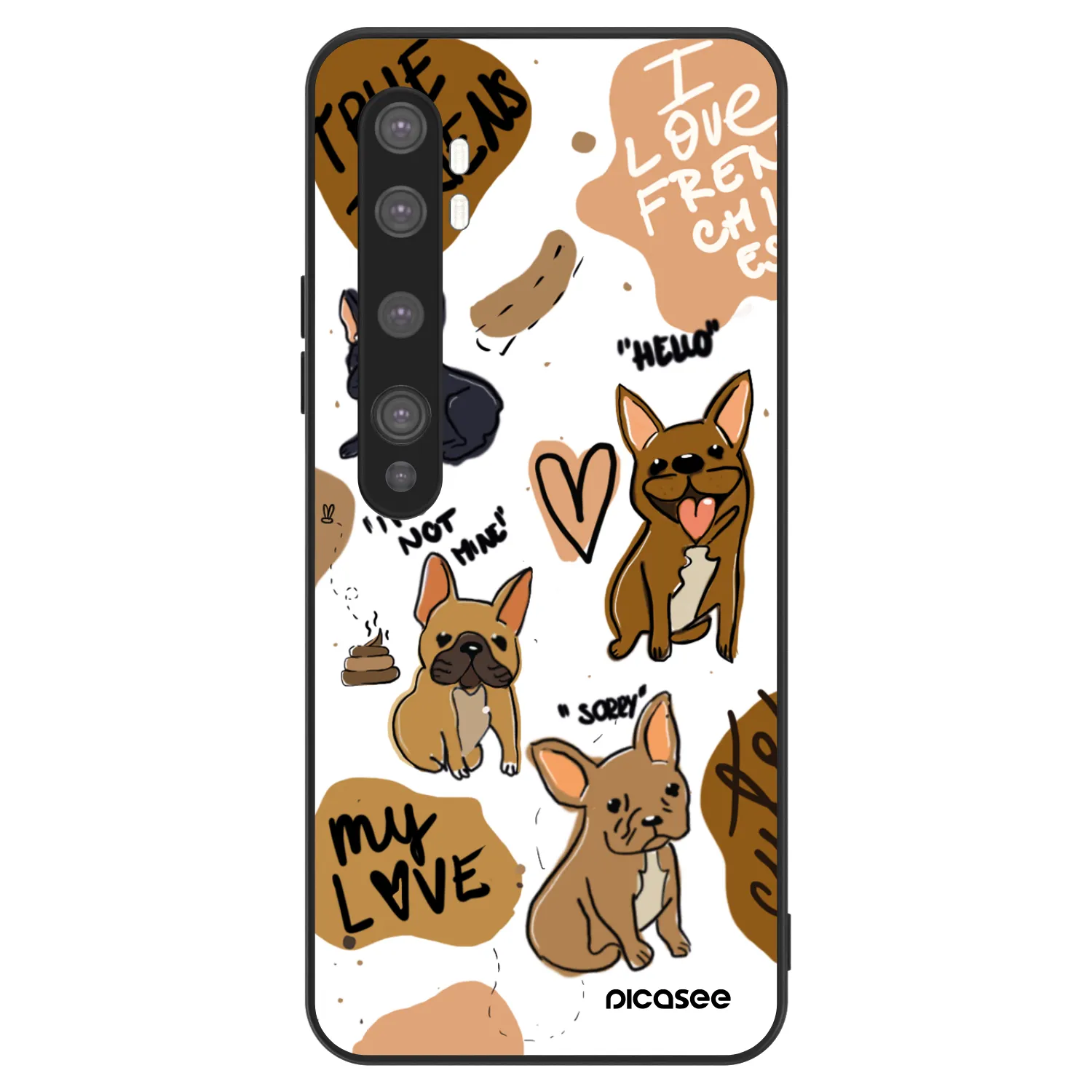 Picasee ULTIMATE CASE pentru Xiaomi Mi Note 10 (Pro) - Frenchies