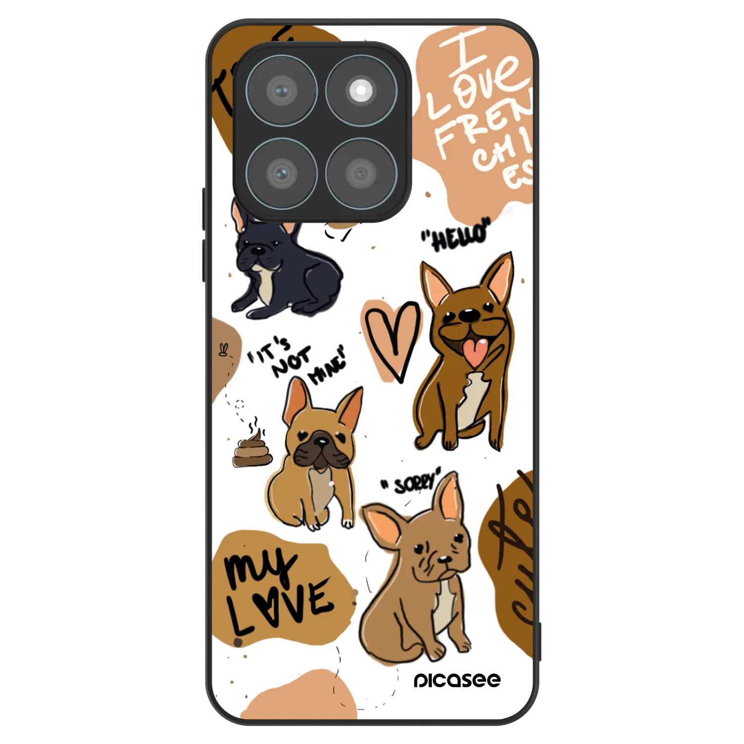 Picasee ULTIMATE CASE pentru Honor X8b - Frenchies