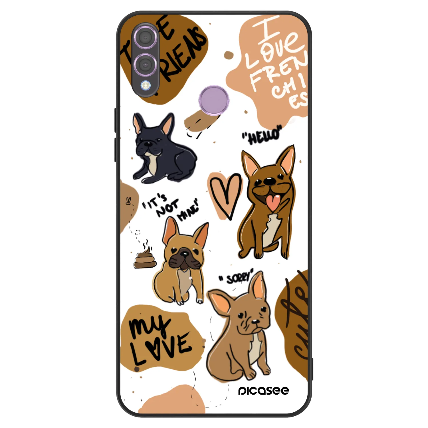 Picasee ULTIMATE CASE pentru Honor 8X - Frenchies