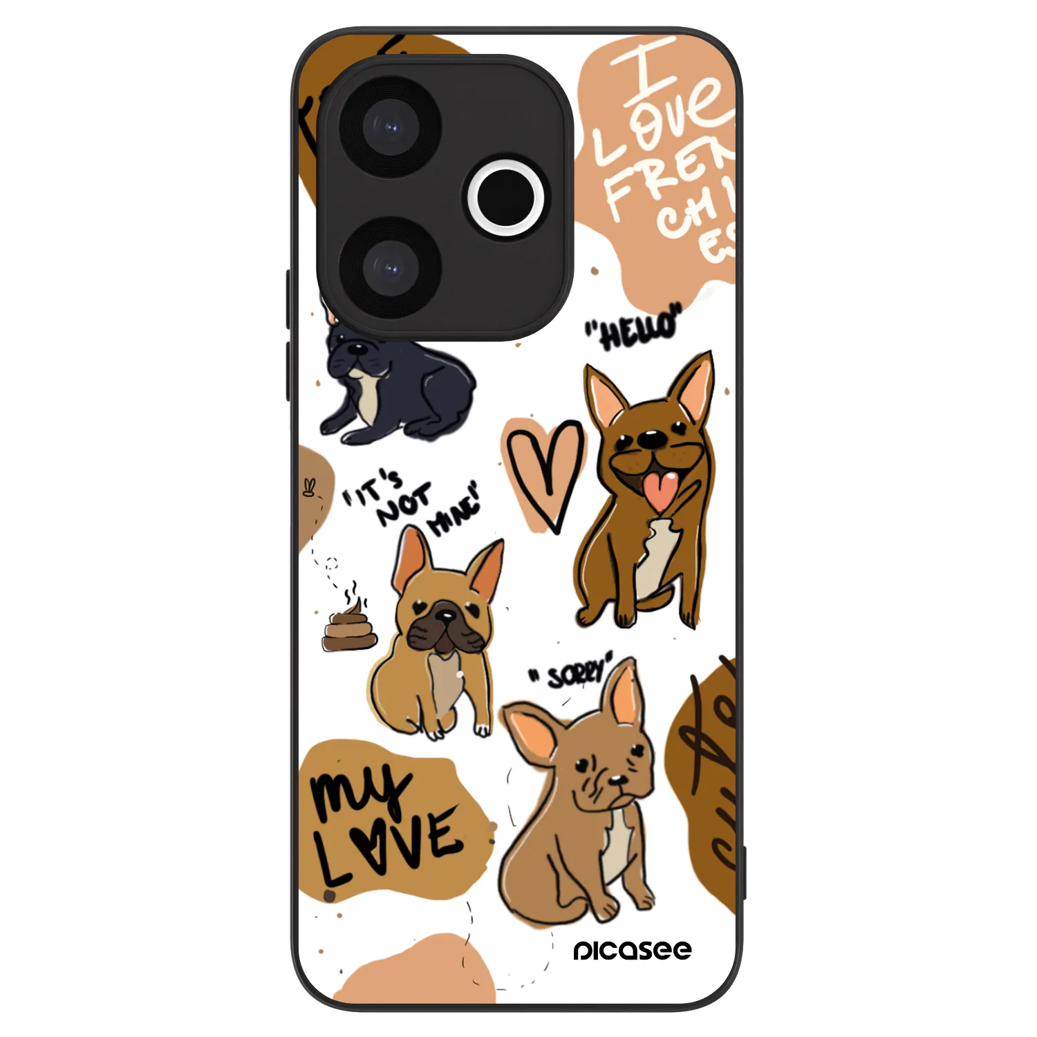 Picasee ULTIMATE CASE pentru Xiaomi Redmi 13 4G - Frenchies