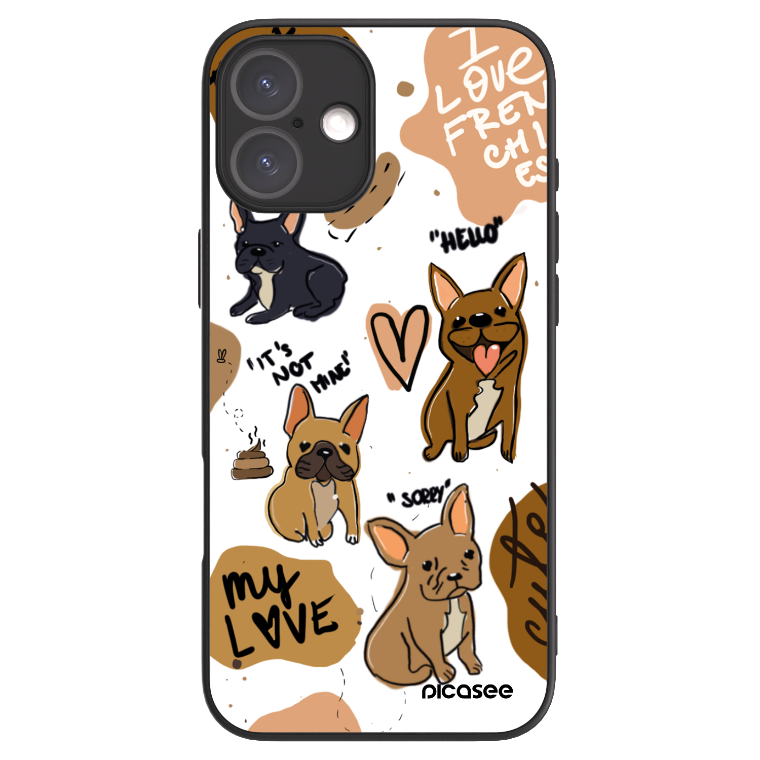 Picasee ULTIMATE CASE MagSafe pentru Apple iPhone 16 Plus - Frenchies