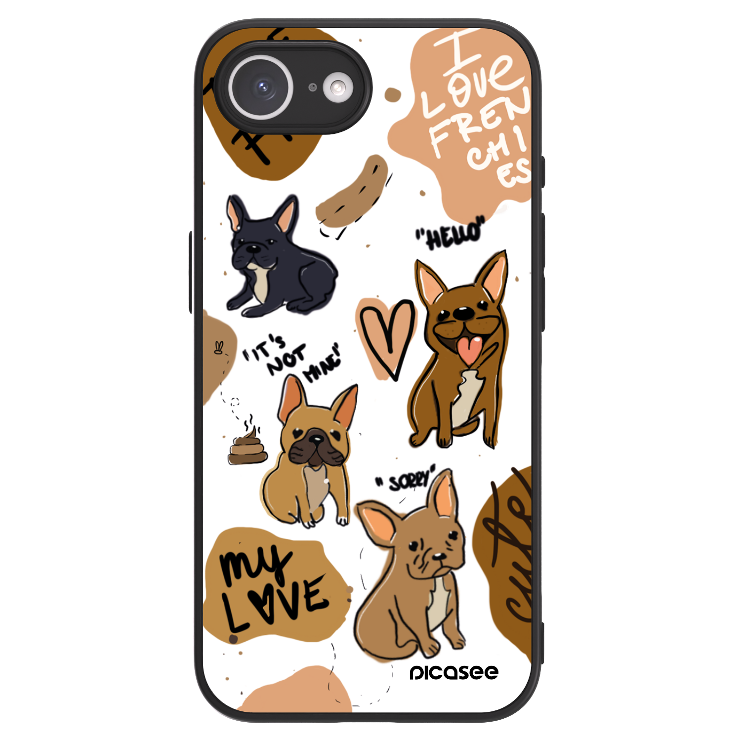 Picasee ULTIMATE CASE pentru Apple iPhone 16e - Frenchies