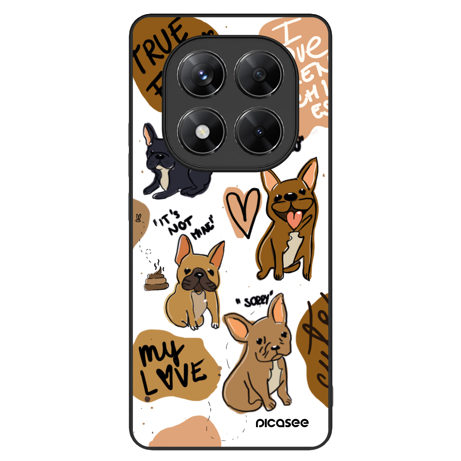 Picasee ULTIMATE CASE pentru Xiaomi Redmi Note 14 Pro 5G - Frenchies