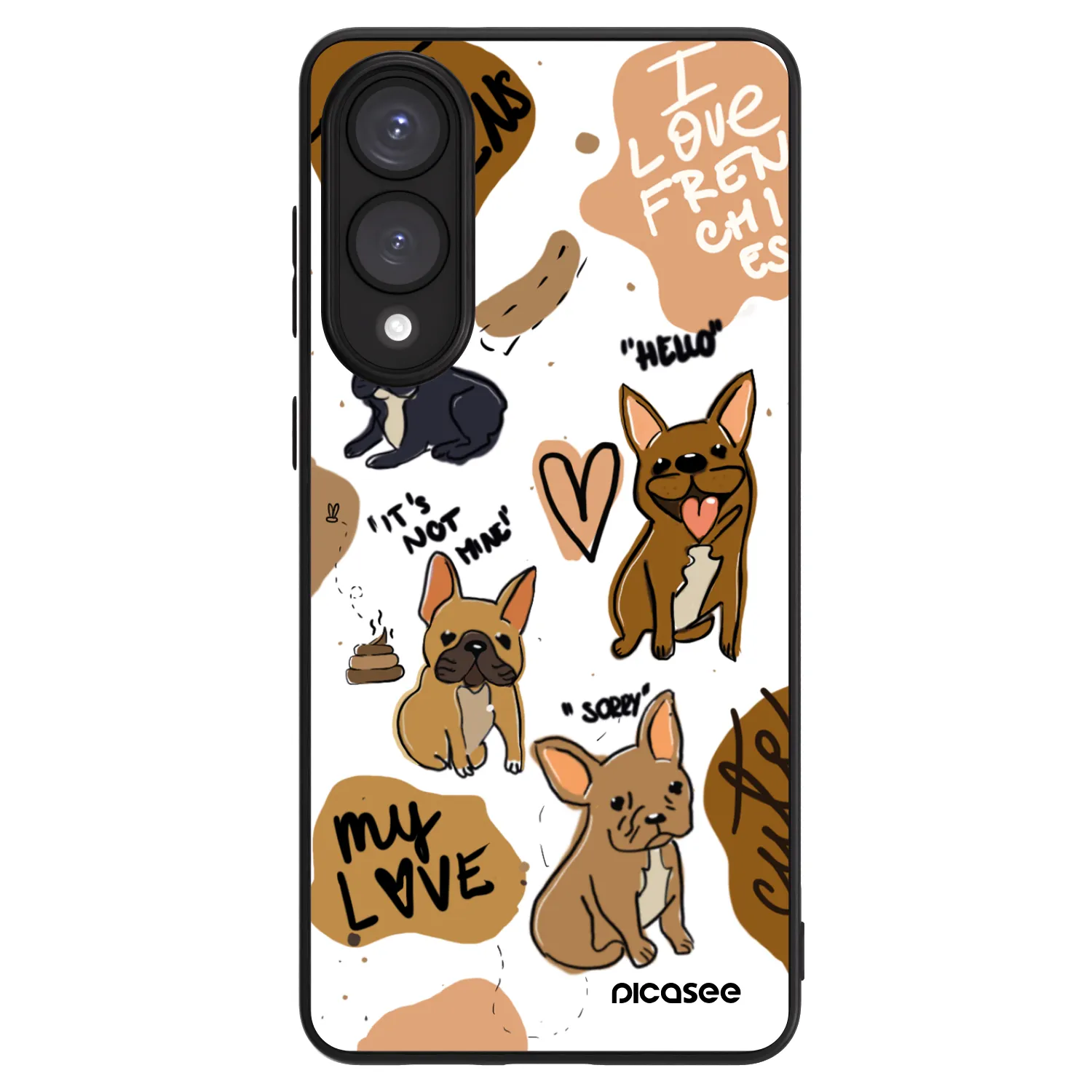 Picasee ULTIMATE CASE pentru Samsung Galaxy S25 Edge 5G - Frenchies