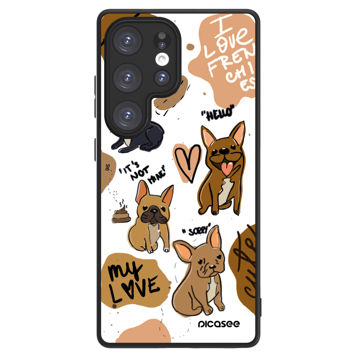 Picasee ULTIMATE CASE PowerShare pentru Samsung Galaxy S25 Ultra 5G - Frenchies