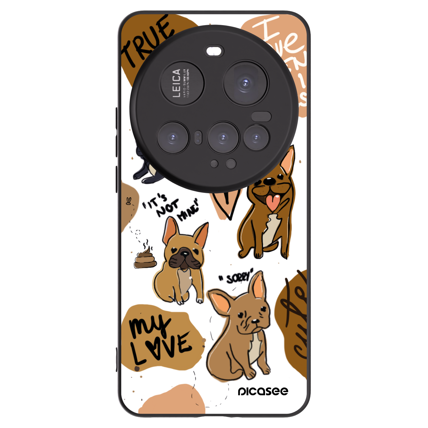 Picasee husă neagră din silicon pentru Xiaomi 15 Ultra - Frenchies