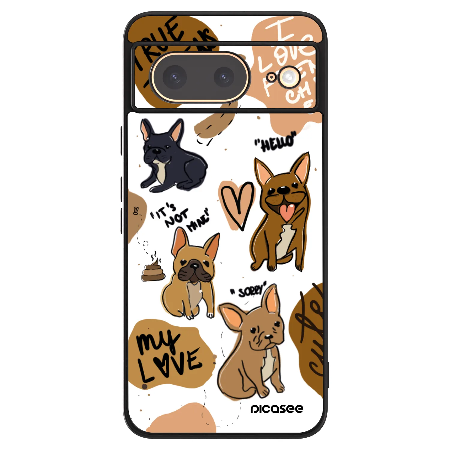 Picasee ULTIMATE CASE pentru Google Pixel 8 - Frenchies