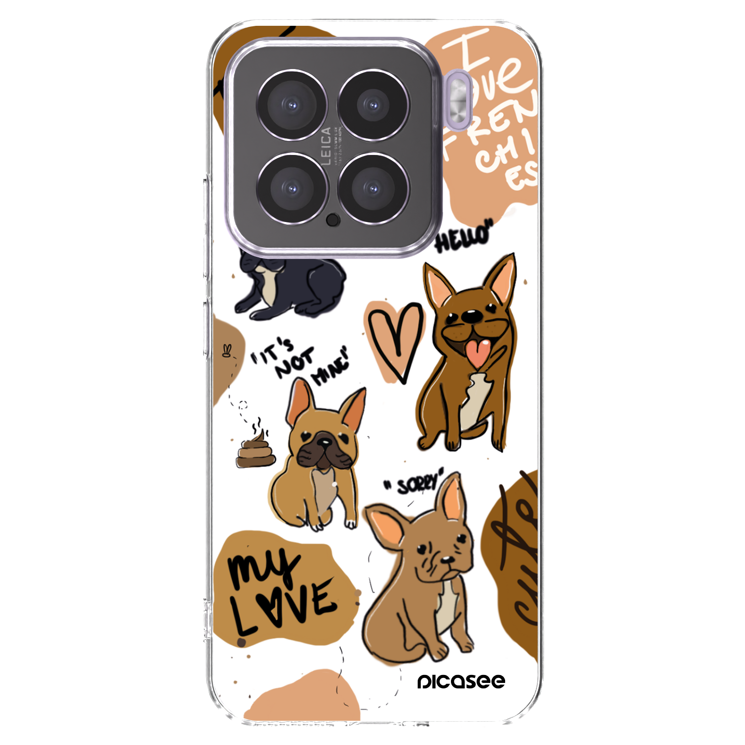 Picasee husă transparentă din silicon pentru Xiaomi 15 - Frenchies