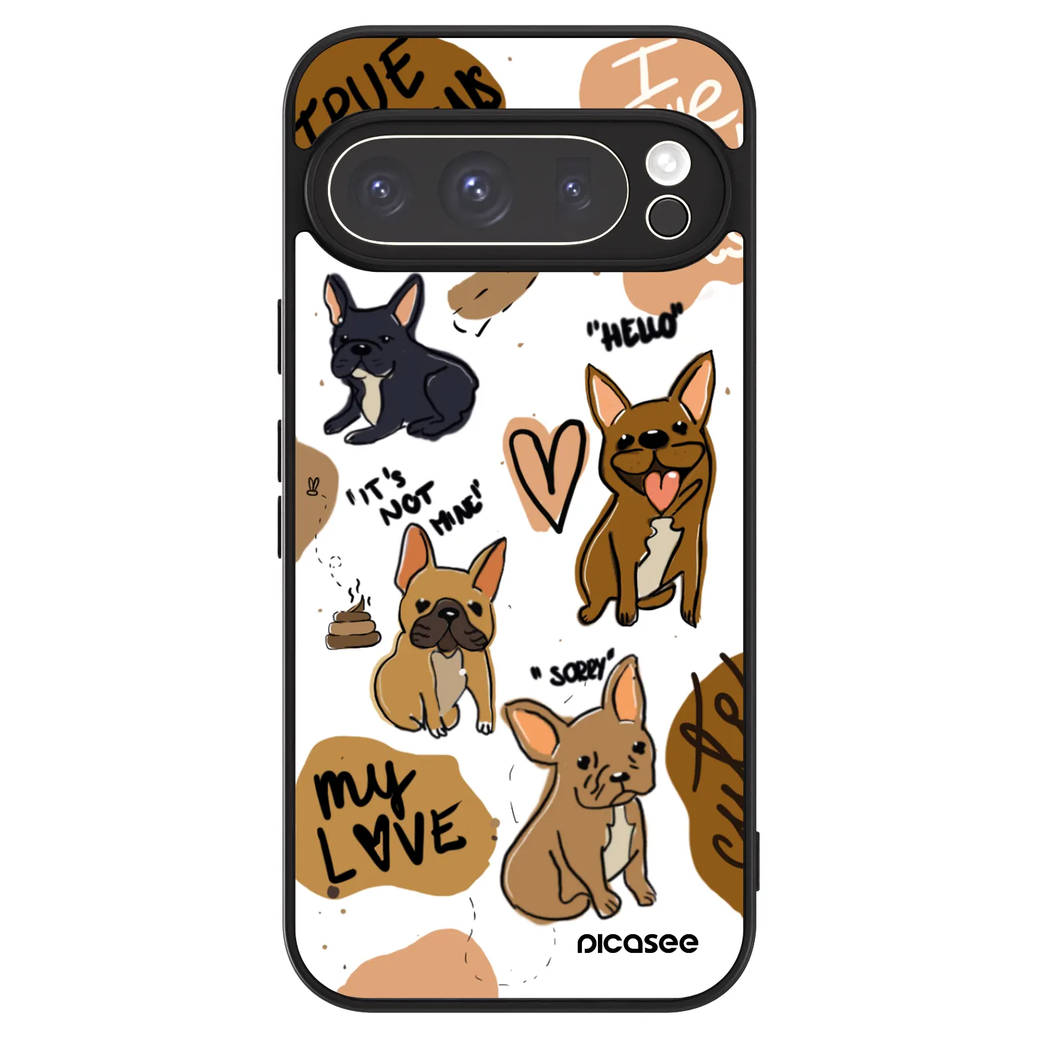 Picasee ULTIMATE CASE pentru Google Pixel 9 Pro - Frenchies
