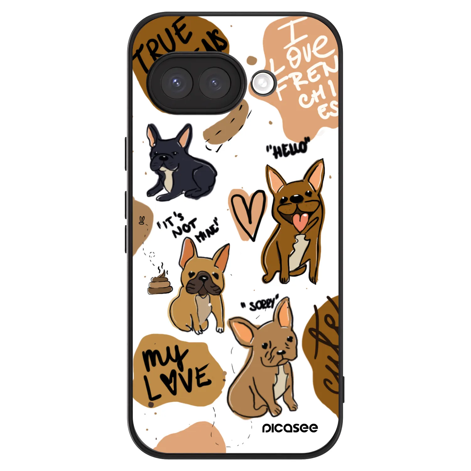 Picasee ULTIMATE CASE pentru Google Pixel 9a - Frenchies