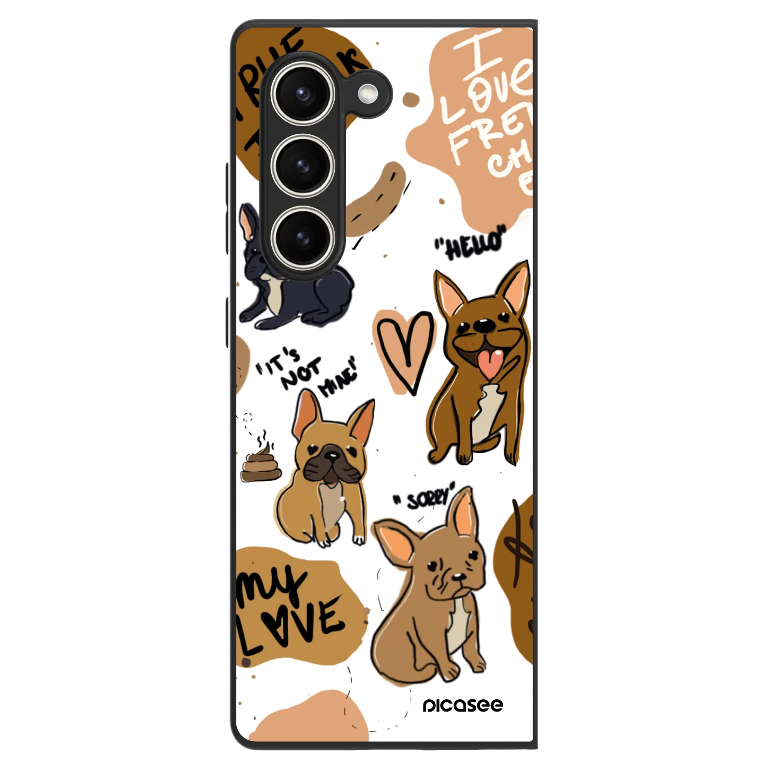 Picasee ULTIMATE CASE pentru Samsung Galaxy Z Fold5 5G - Frenchies