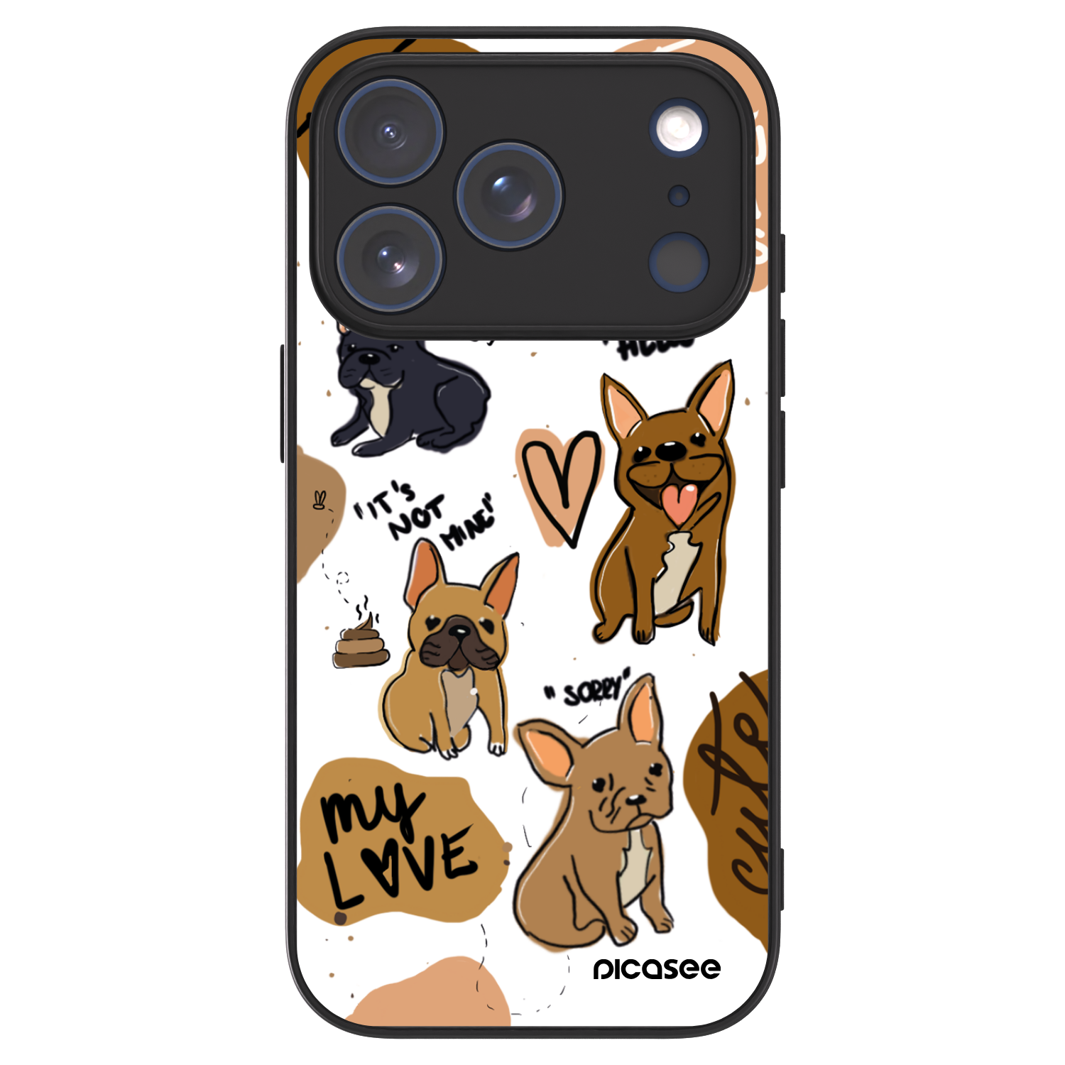 Picasee ULTIMATE CASE pentru Apple iPhone 17 Pro - Frenchies