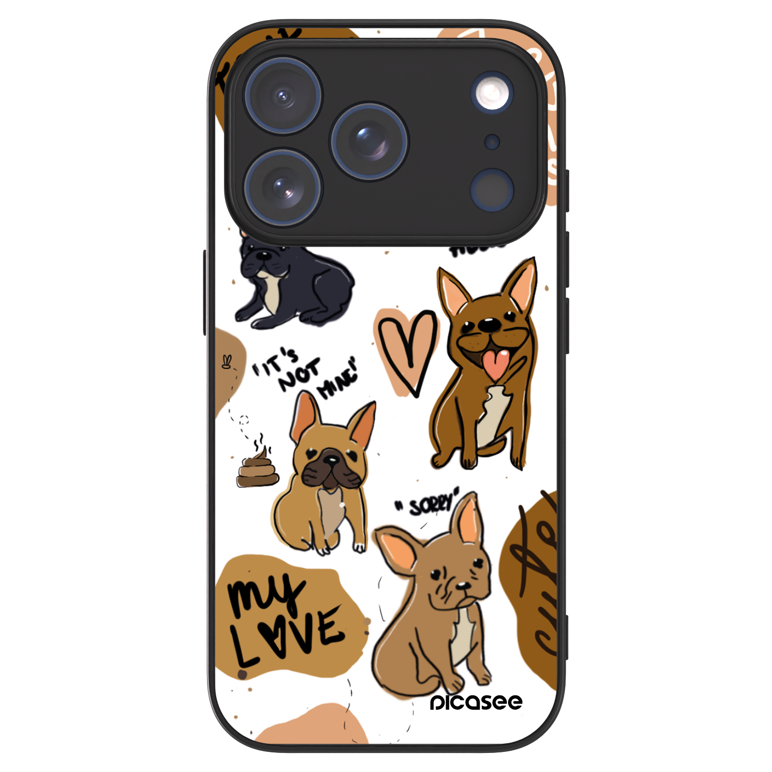 Picasee ULTIMATE CASE MagSafe pentru Apple iPhone 17 Pro - Frenchies