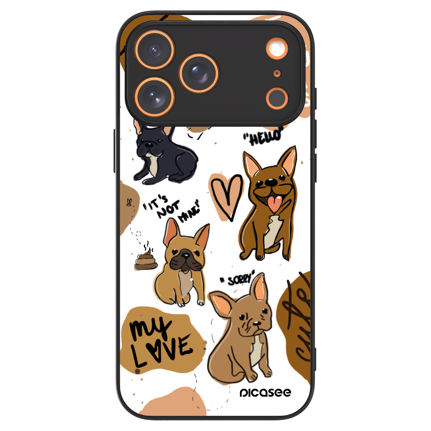 Picasee ULTIMATE CASE pentru Apple iPhone 17 Pro Max - Frenchies
