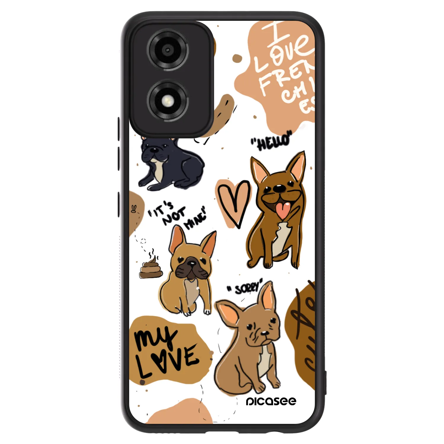 Picasee ULTIMATE CASE pentru Motorola Moto E14 - Frenchies
