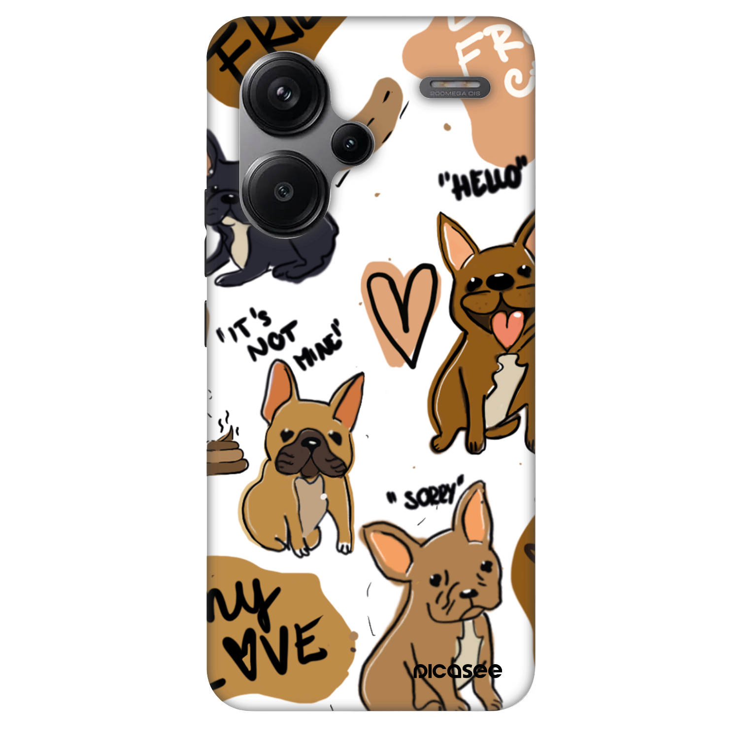 Picasee Fashion Case pentru Xiaomi Redmi Note 13 Pro+ 5G - Frenchies