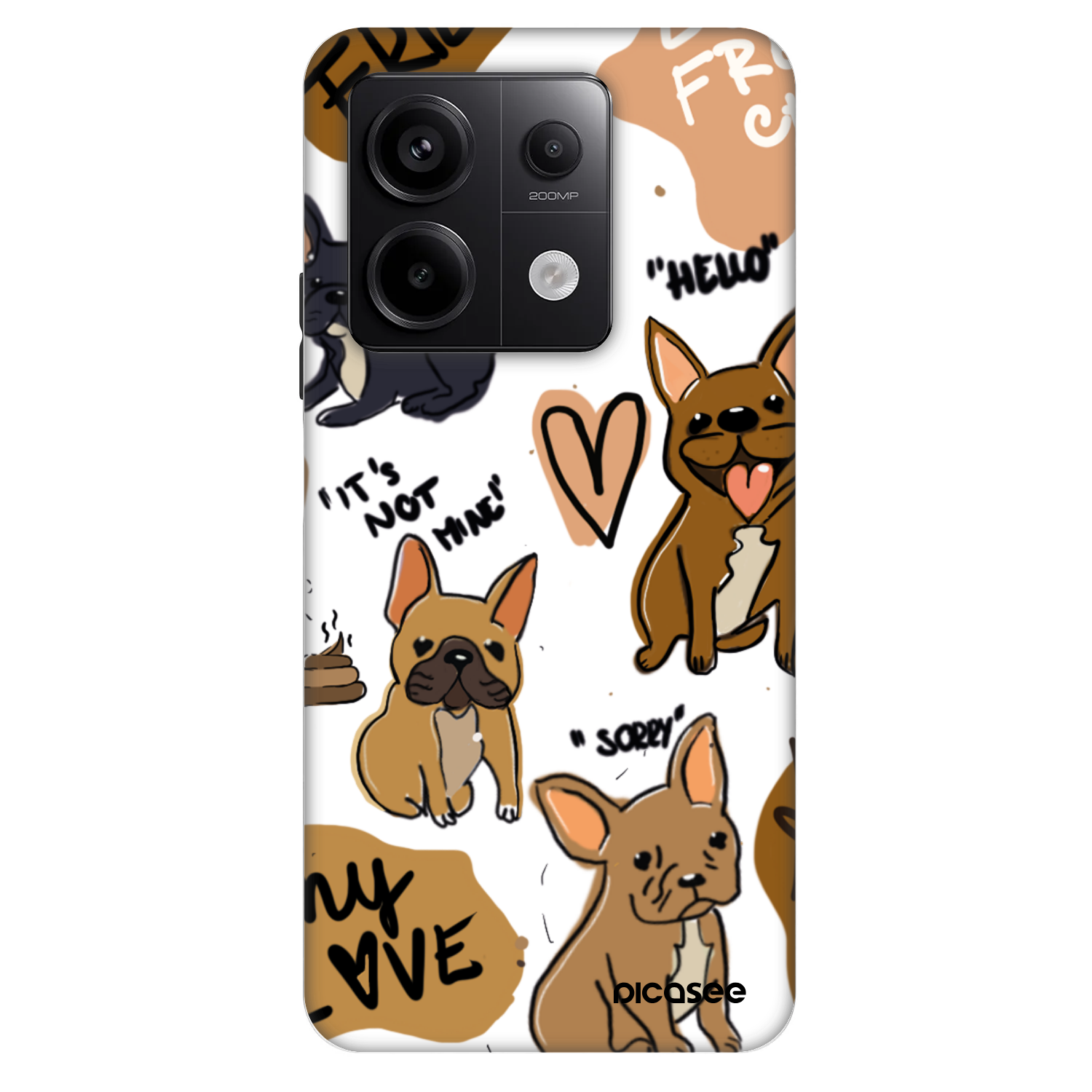Picasee Fashion Case pentru Xiaomi Redmi Note 13 Pro 5G - Frenchies