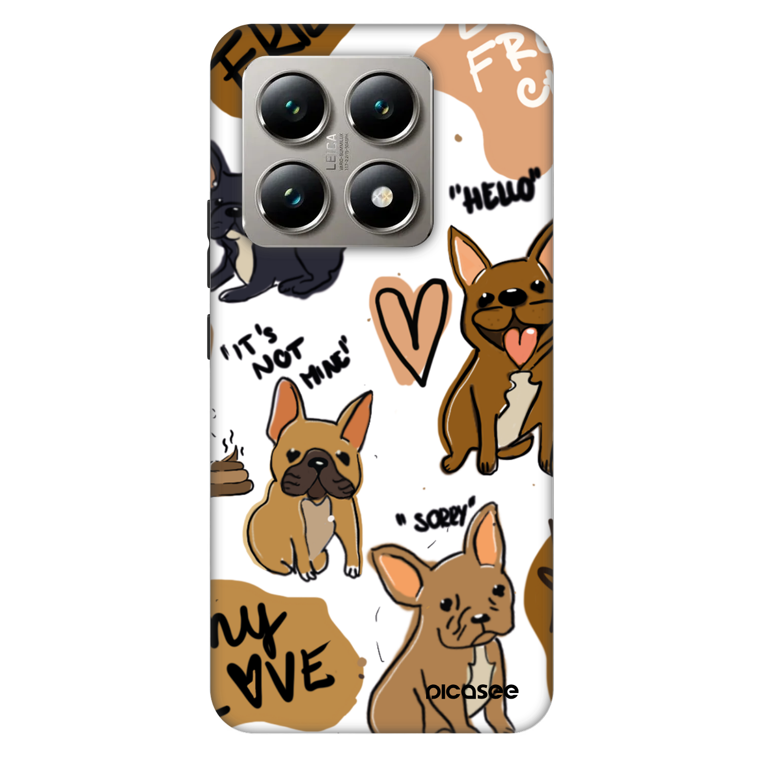 Picasee Fashion Case pentru Xiaomi 14T - Frenchies