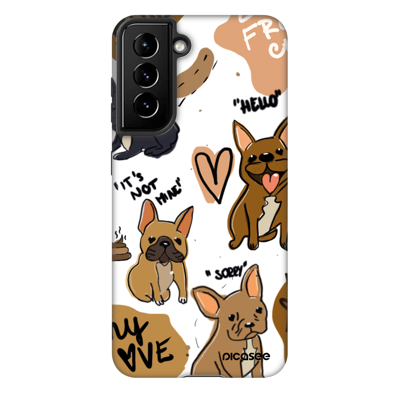 Picasee Fashion Case pentru Samsung Galaxy S22 5G - Frenchies