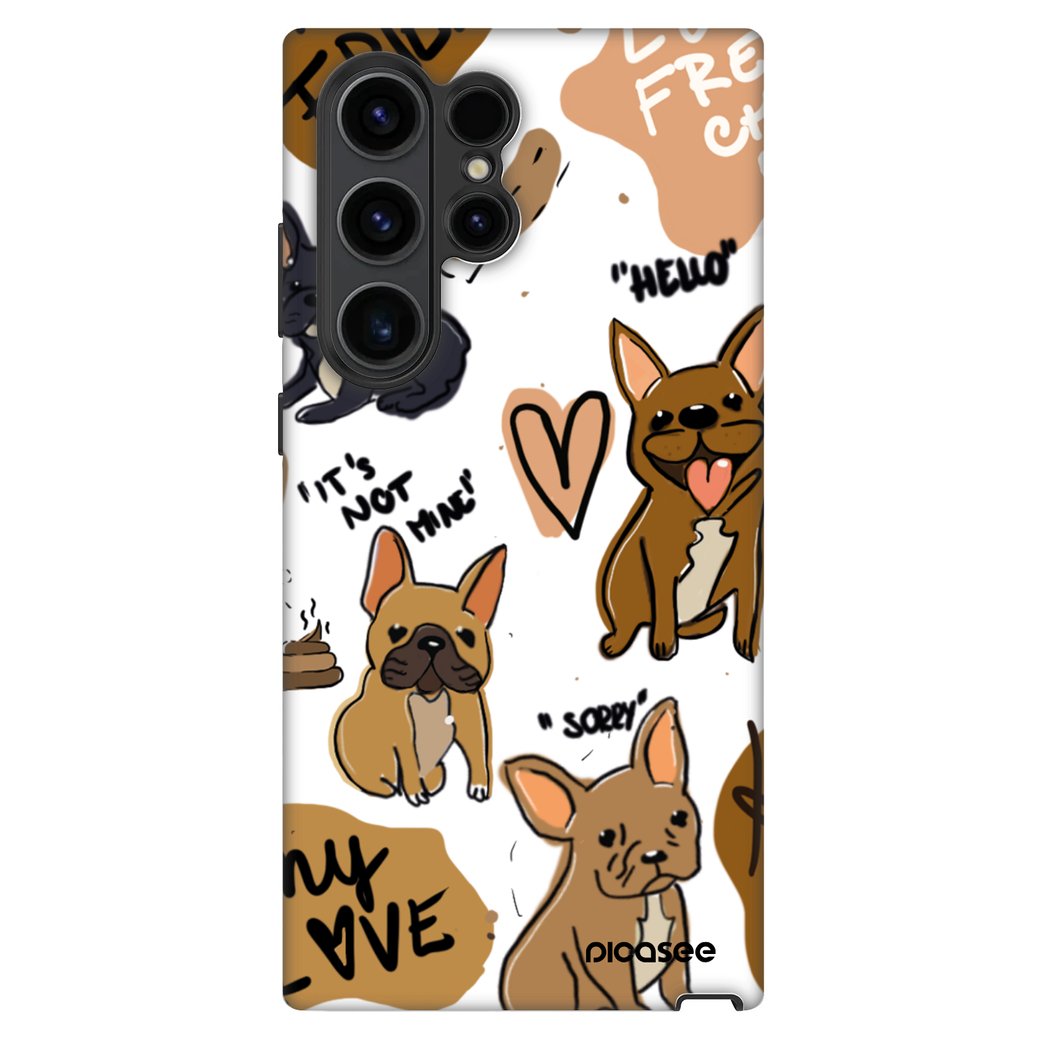 Picasee Fashion Case pentru Samsung Galaxy S22 Ultra 5G - Frenchies