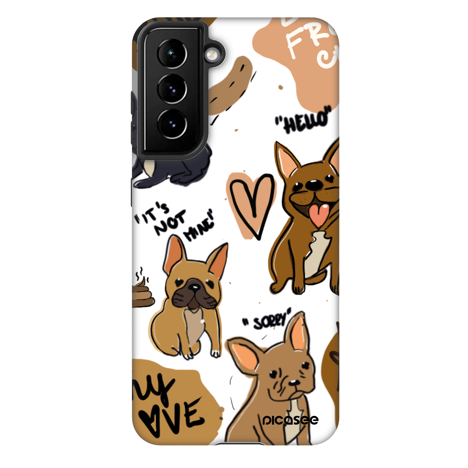 Picasee Fashion Case pentru Samsung Galaxy S21 5G G991B - Frenchies