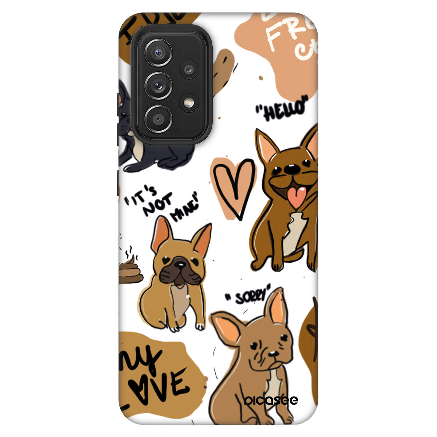 Picasee Fashion Case pentru Samsung Galaxy A52s 5G A528B - Frenchies