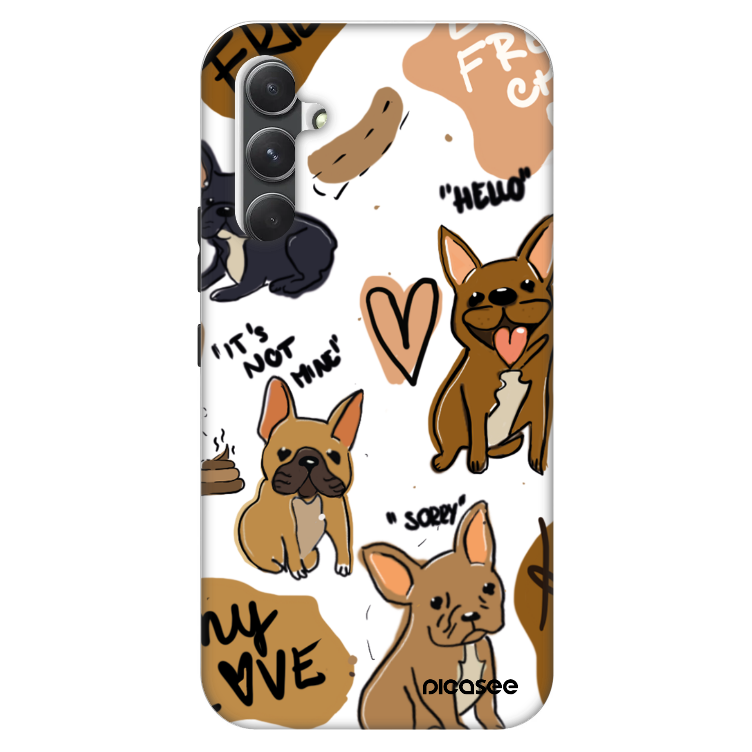Picasee Fashion Case pentru Samsung Galaxy A34 5G A346B - Frenchies