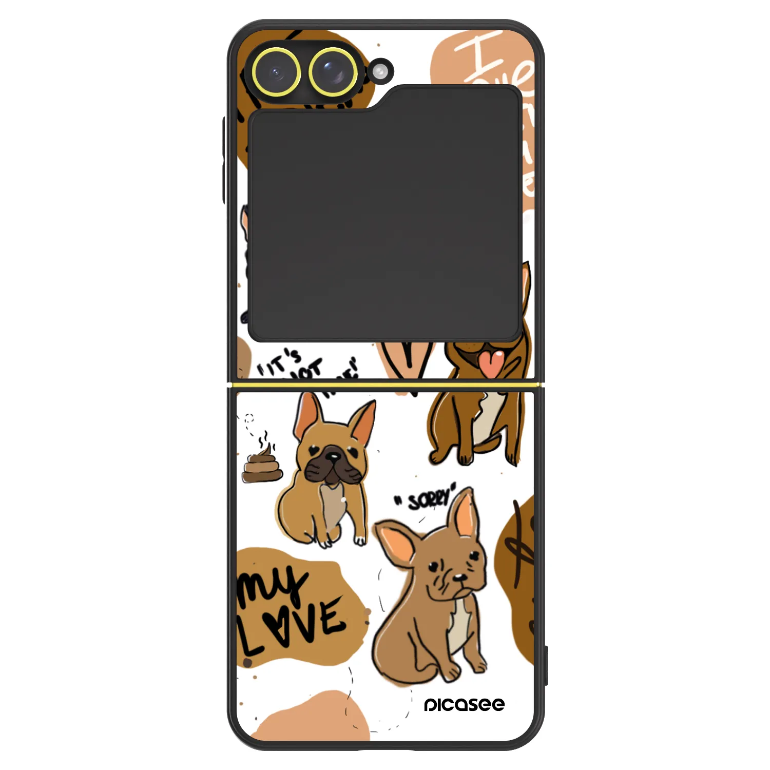 Picasee ULTIMATE CASE pentru Samsung Galaxy Z Flip7 FE 5G - Frenchies
