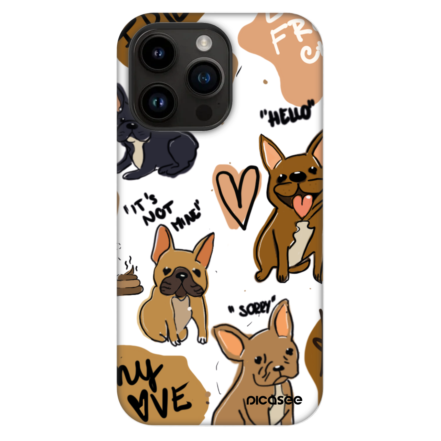 Picasee Fashion Case MagSafe pentru Apple iPhone 14 Pro Max - Frenchies